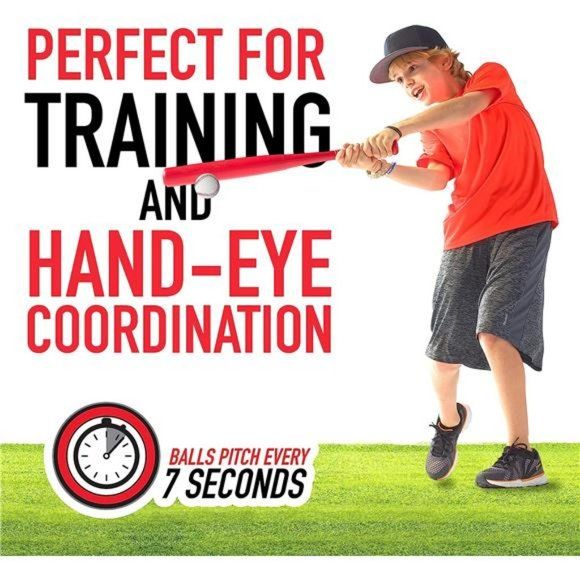 Franklin Sports Kids Pitching Machine - Plastic Baseball Pitching Machine - Picture 7 of 7